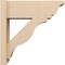 Ekena Millwork 8-in W x 22-in D x 22-in H Funston Trad Rough Cedar Woodgrain TimberThane Outlooker, Primed Tan OUTUR080X22X22FST04RCPR - alternate 2